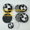 For BMW M 45mm56mm 68mm 74mm 82mm Car Front Hood Emblem For BMW X1 X2 X3 X4 Wheel Hub Caps Badge X5 X6 F48 F39 F10 F30 G11 E60 G01 E84 E83 JG8