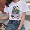 Тоторо Harajuku Kawaii футболка женская студия Ghibli Ullzang забавная футболка с мультяшным принтом 90S графика