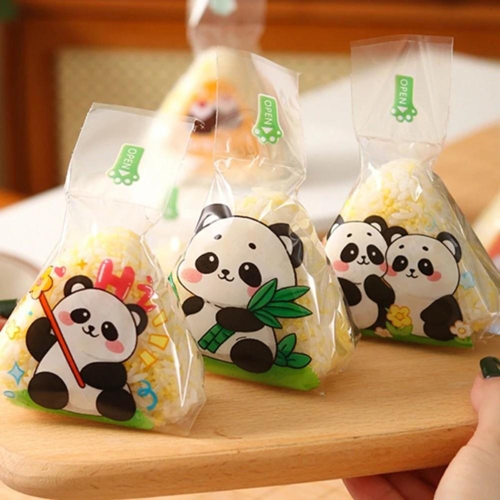 50Pcs Making Mold Sushi Bag Onigiri Nori Seaweed Onigiri Wrap Plastic Bags
