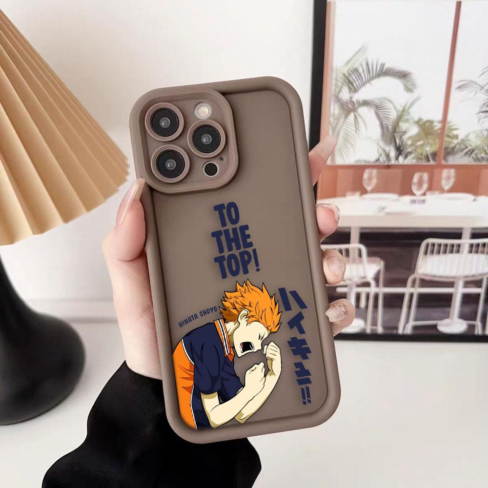H-Haikyuu Школьный Волейбол Чехол для Телефона Для iPhone Apple 17 AIR 16 16E 11 12 13 14 15 XR Plus Pro Max Чехол Своими Руками Ударопрочный Чехол