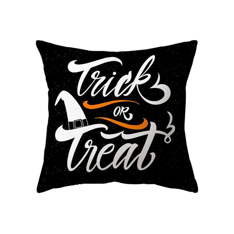 Тыквенный алфавит на тему Хэллоуина Подушка Чехол для дивана Подушка для праздника Подарок Украшение для вечеринки Домашний декор