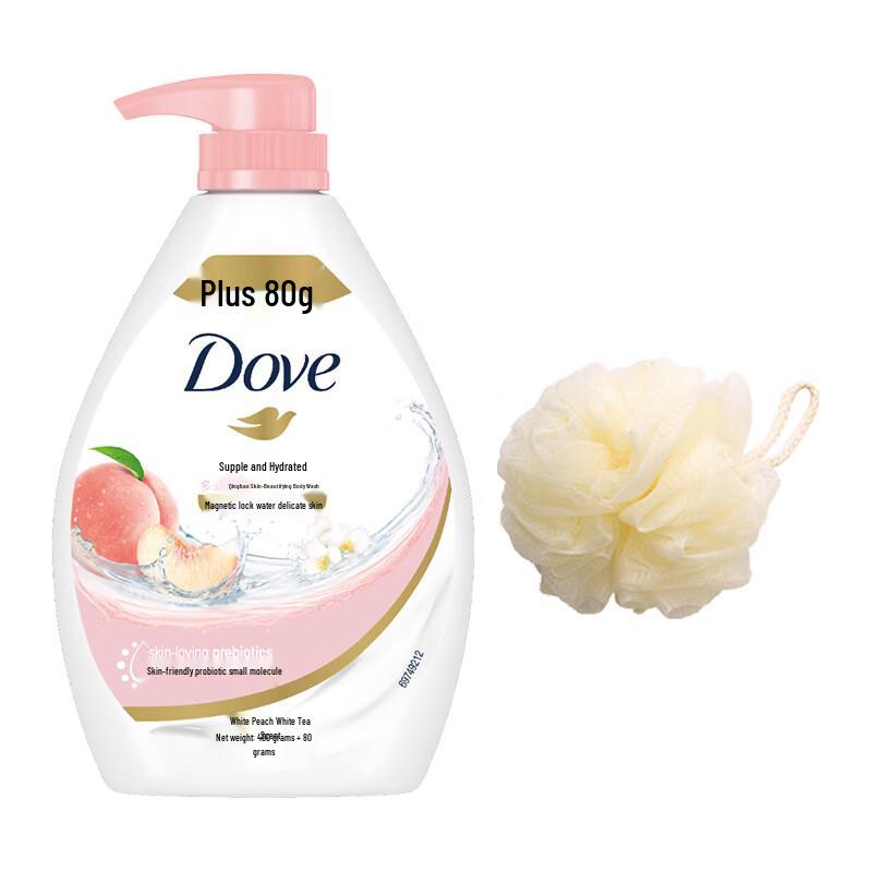 DOVE Увлажняющий гель для душа «Белый персик и белый чай»