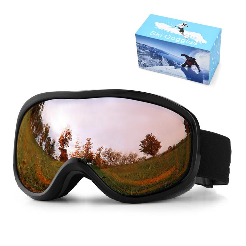 Spherical Ski Goggles Ski Goggles Double-layer Anti-fog Men's and Women's Outdoor Ski Glasses