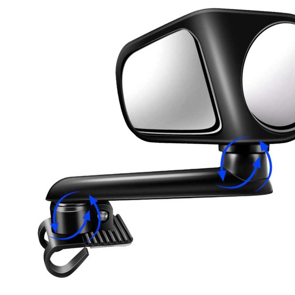 Round Double Direction Car Blind Spot Mirror Car Reversing Auxiliary Car Rear View Mirror