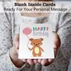 Feela Happy Birthday 40 Cute Patterned Cards with and Masking Perfect for Message Birthday Gift and Celebrations Cards, Envelopes, Stickers, Tape,