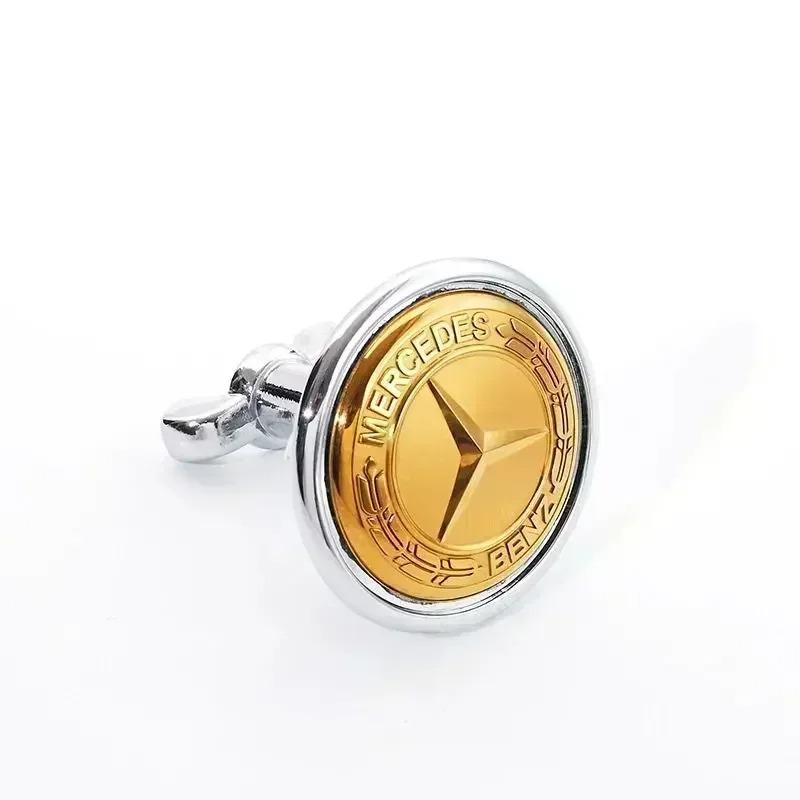 FA0245мм Передний значок-эмблема на капот для модификации, хромированная накладка на капот для Mercedes Benz AMG W203 W204 C E S Класс W210 W211 W220