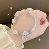 Exquisite Pink Bracelets For Women Cute Star Moon Bracelet Metal Chain Beads Bracelet Sister Girlfriend Gift