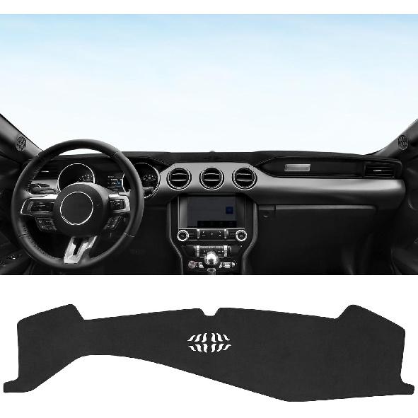 Flannel Dashboard Cover Dash Cover Mat Compatible with Dodge Ram 1500 2500 3500 -2024 2025 Accessories Center Console Dash Board Cover Protector
