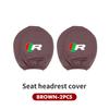 Car Logo Seat Headrest Pillow Case Neck Support Pad Anti-Dust Cover Accessories For Jaguar XF XJ XE XK S-Type F-Type X-Type SS18