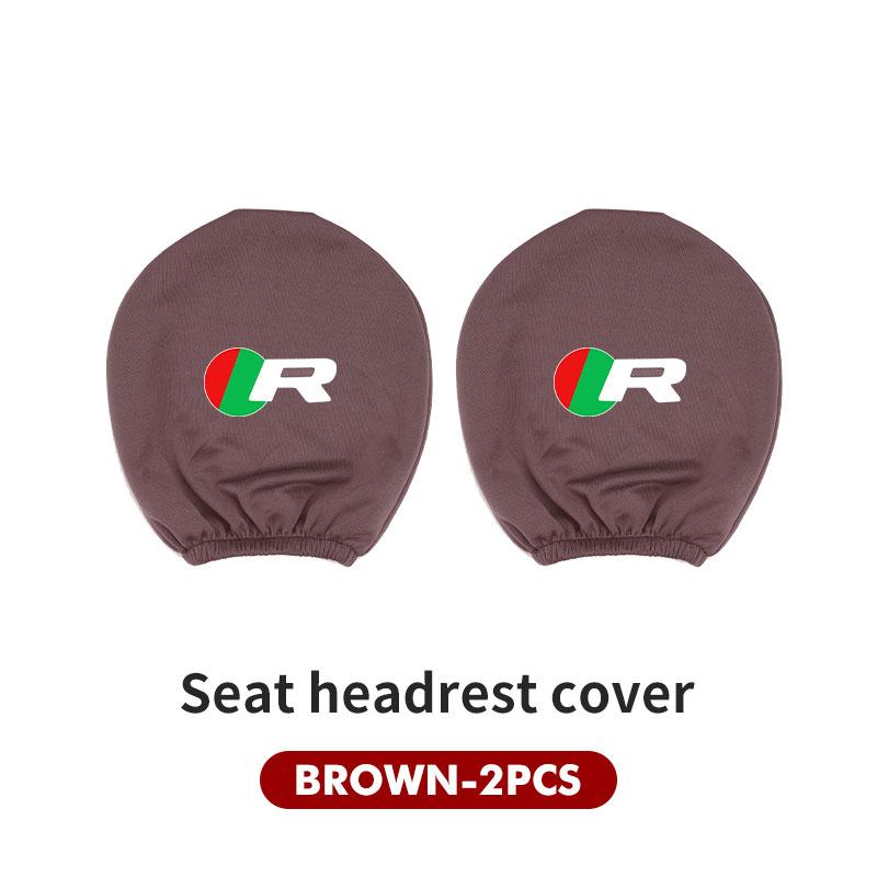 Car Logo Seat Headrest Pillow Case Neck Support Pad Anti-Dust Cover Accessories For Jaguar XF XJ XE XK S-Type F-Type X-Type SS18
