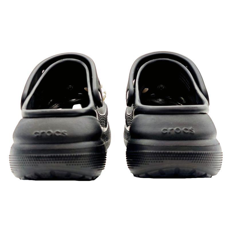 Crocs EVA Puffs Noble Detachable Hole Shoes Unisex Black