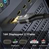 Кабель DisplayPort 2.1 16K, 8K@120Гц, DSC, пропускная способность 80 Гбит/с, высокая четкость и частота обновления.