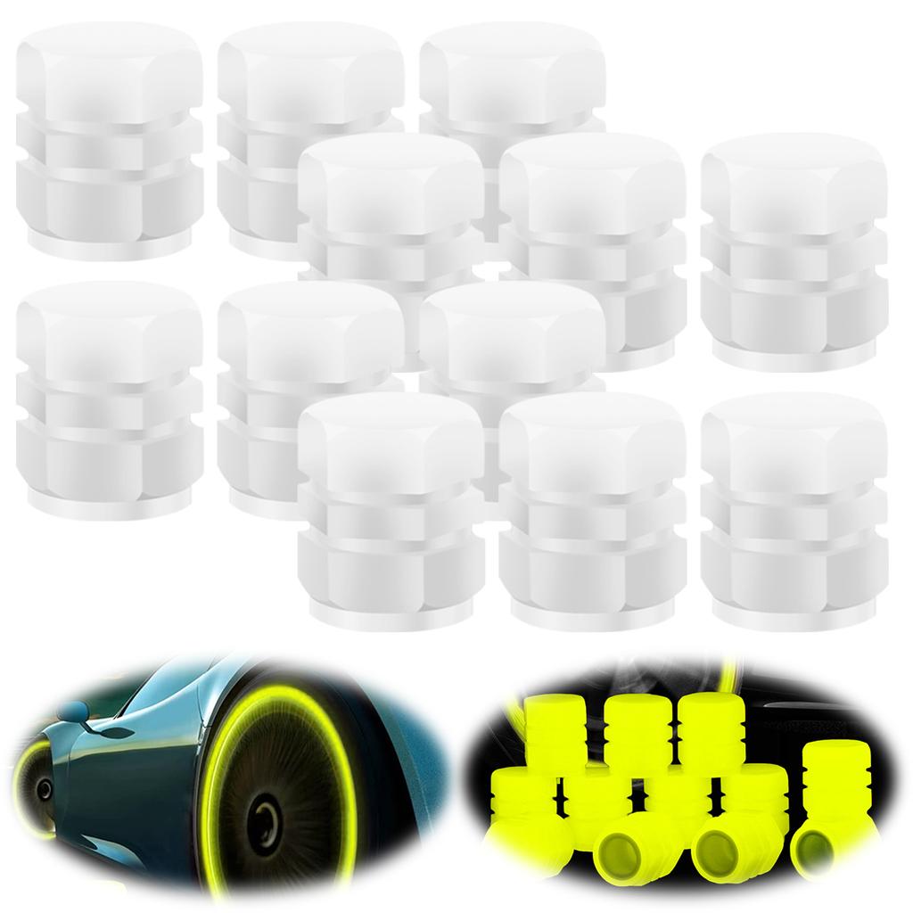 Флуоресцентные ночные светящиеся колпачки клапанов автомобильные светящиеся колпачки клапанов шин крышка штока клапана авто флуоресцентный декор грузовик внедорожник мотоциклы