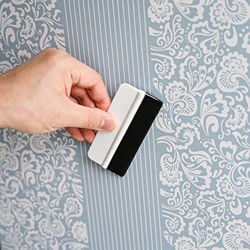 Наборы аппликаторов для установки виниловой пленки: Мини-ракель для тонировки с мягкой оберткой, ремесленный нож 30 градусов с 5 прямыми лезвиями и 5 сменными изогнутыми краями