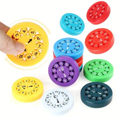 6 шт. Случайные цвета Математические спиннеры Fidget Spinners Математические факты Fidget Spinners Летающий спиннер Fidget Spinner Математические игрушки Fidget Game Fidget Spinner Fidget Spinners
