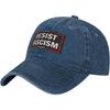 Resist Fascism Baseball Cap Washed Cotton Low Profile Adjustable Dad Hat Unisex