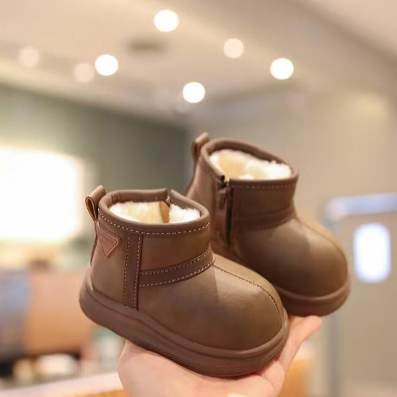 Зимние флисовые снегоступы для малышей и детей 1-3 лет, для мальчиков и девочек