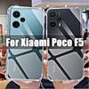 Прозрачный мягкий чехол для телефона Xiaomi Poco F5 HD, прозрачный для Xiaomi Poko F5 6,67 дюйма 23049PCD8G, противоударный чехол с защитой от царапин