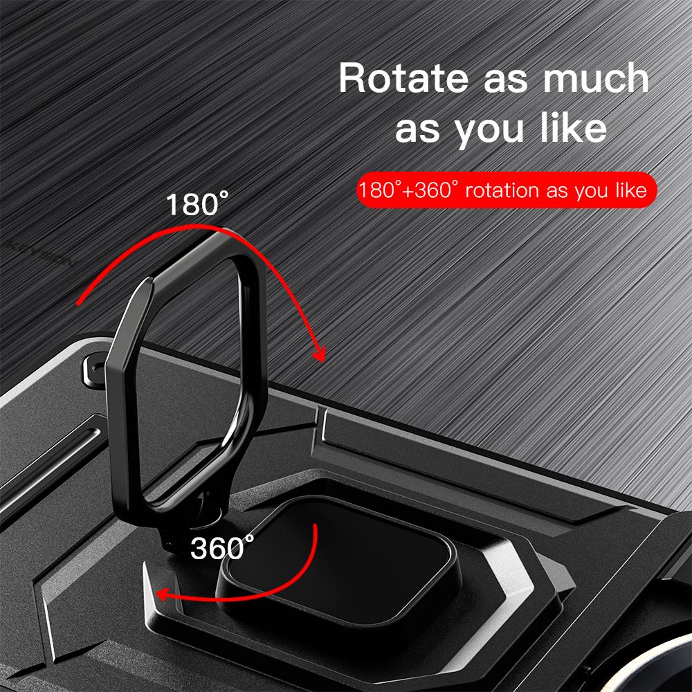 Honor Keysion Case For Shockproof X9c 5g Siliconepc Slide Camera Lens Protection Ring Stand Phone Cover For Huawei Honor X9c 5g