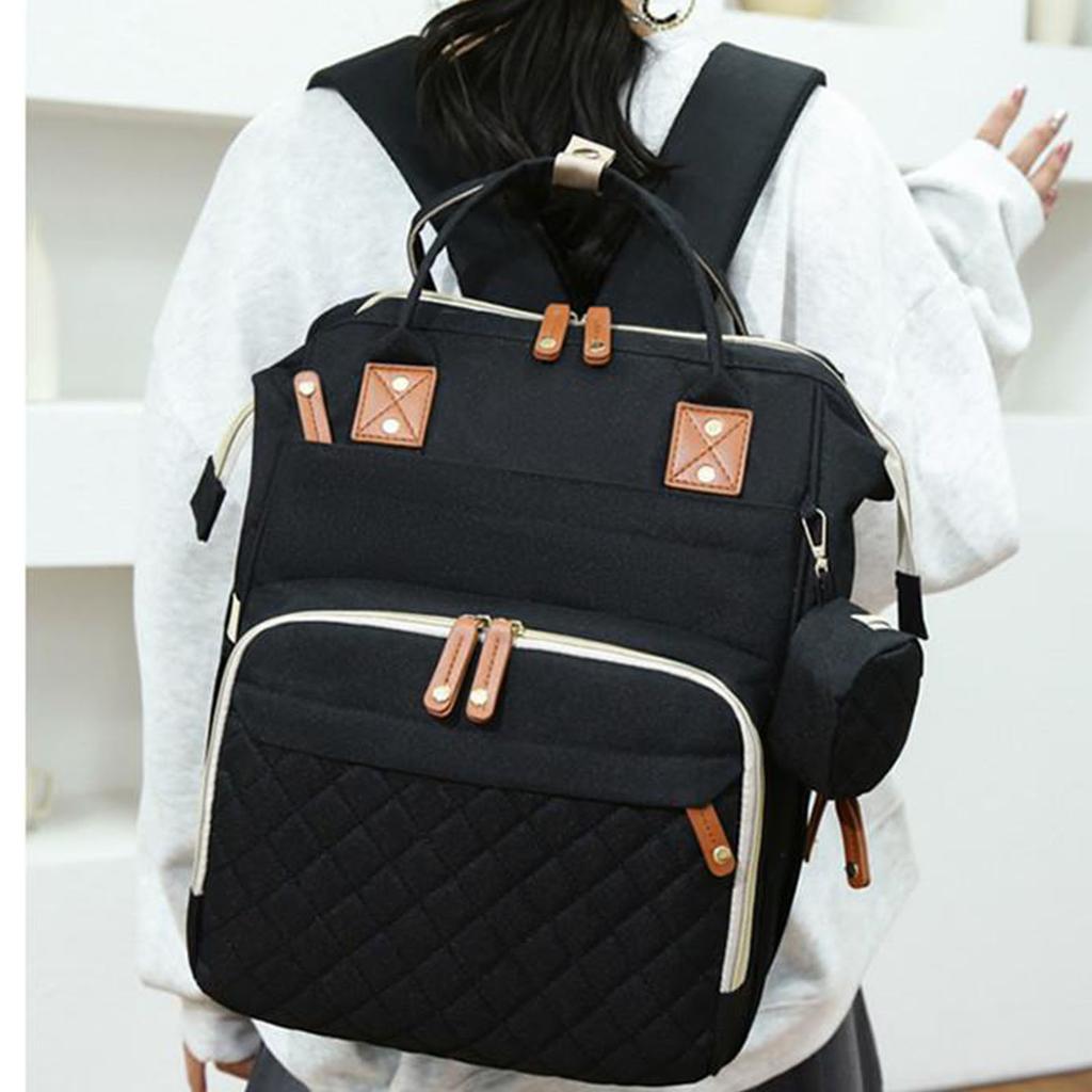 Рюкзак для мамочек, портативный, регулируемый, водонепроницаемый, нейлоновый, с большим отделением, рюкзак для путешествий