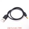 1PCS USB power cable conversion dc round hole 5.5-2 plug fan desk lamp toy 3.5 router charging cable 4.0 22AWG