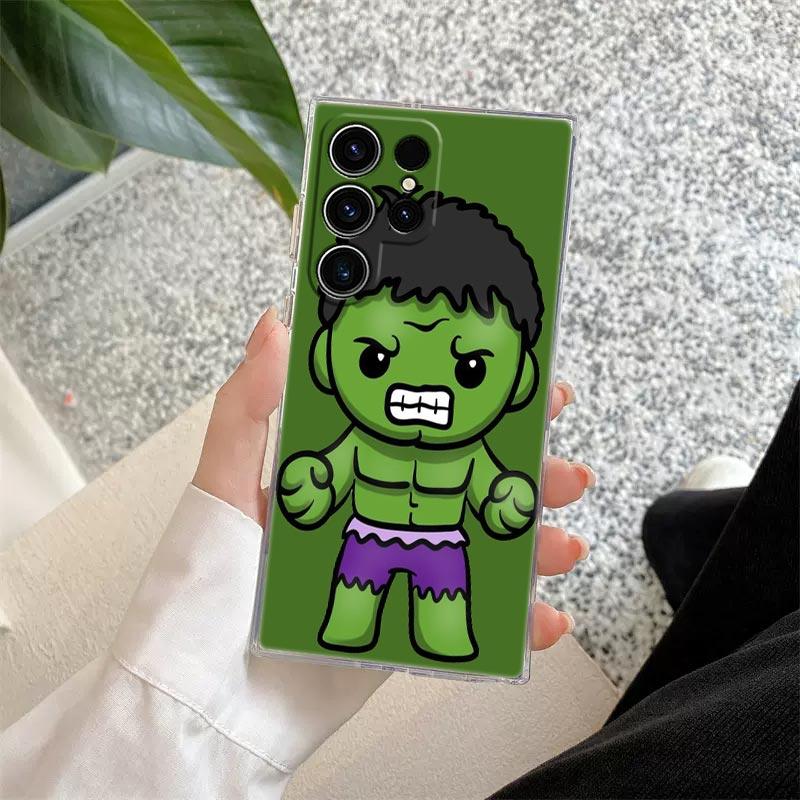 Мультяшный Marvel Грут Железный Человек Прозрачный Чехол Для Samsung Galaxy S26 S25 Ultra S24 S22 S26 Plus S20 S23 S21 S25 FE 5G Задняя Крышка