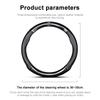 Car Leathe Carbon fiber Anti-slip Steering Wheel Cover For BMW M E46 E39 E60 E90 E91 E36 E87 F10 F20 F30 X1 X3 X4 X5 X7 M3 M4 M5