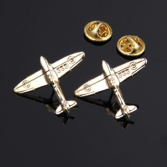 Брошь в форме самолета унисекс, булавка для костюма, воротник рубашки, значок, аксессуар, подарок