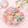 7/14/21 шт. смоляные европейские бусины с большими порами, разноцветные бусины с подвесками, ожерелье, браслет, принадлежности для изготовления ювелирных изделий