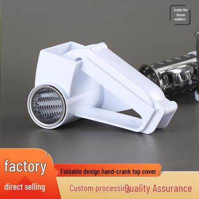 Новая ручная роторная терка для сыра и шоколада - Многофункциональная и пластиковая для домашнего использования.