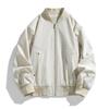 Fattened Plus Size Spring and Autumn New Flight Jacket Trendy Versatile Casual Loose Tooling Baseball Collar Jacket Men