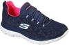 Skechers Leopard Spot navy/hot pink sneakers (149037-NVHP)