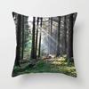 Sunshine Forest Landscape Printed Throw Pillow Cover Sofa Decoration Car Office Seat Cushion  Room Home Decor