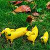European Abstract Yellow Banana Dog Resin Craft Ornaments Art Animal Sculpture Banana Dog Living Room Countertop Decoration Gift