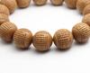 Accessories Sutra Heart Sutra Prayer Beads Sandalwood Sandalwood Laosan Sandalwood Laosan Sandalwood Fragrant Wood Bracelet 15mm [World Carmelo]