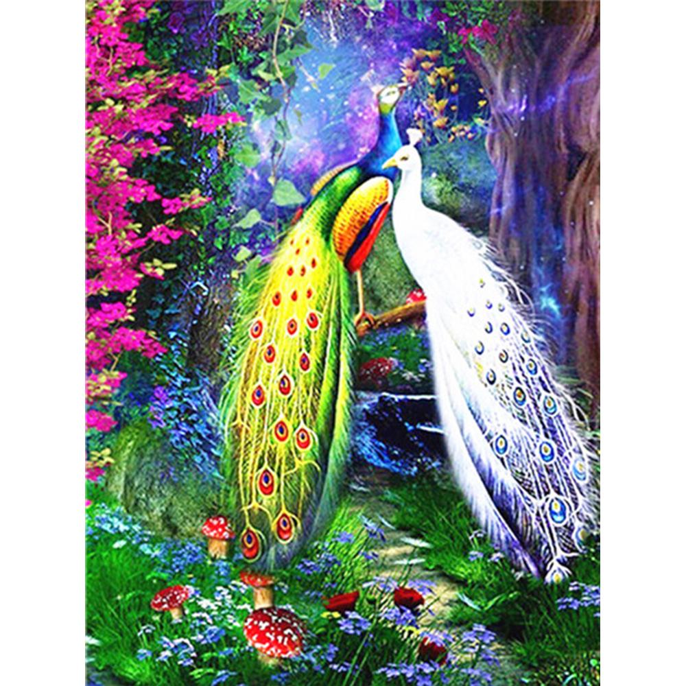 DIY Diamond Painting Kit Animal Diamond Embroidery Cross Stitch Peacock Pictures Of Rhinestones Mosaic Decortion