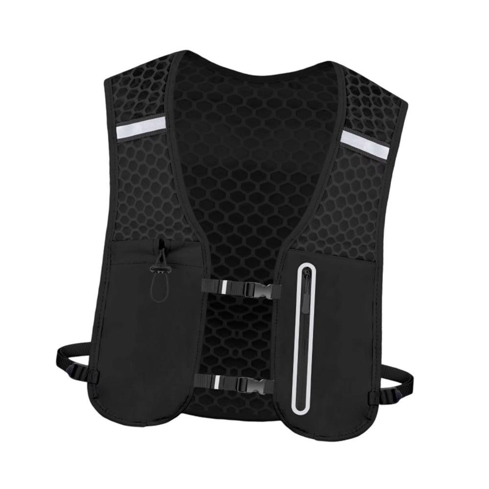 Reflective Reflective Running Vest Pack 2L Water Chest Pack Running Hydration Vest Bag Climbing