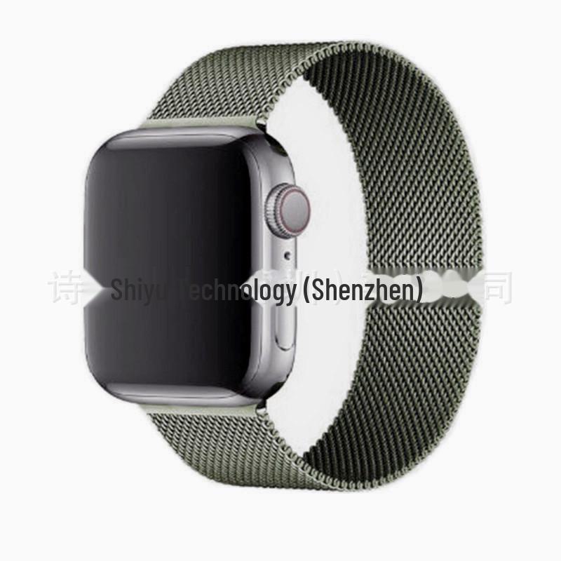 Совместимый металлический ремешок-петля для Apple Watch Series 5-9, SE