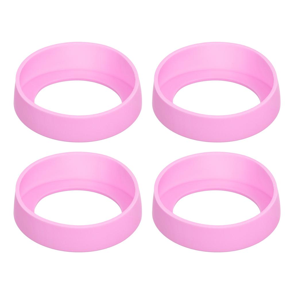 65mm Cup Holder Thermos Cup Base Protective Case Covers Pad Accessories  Silicone Cup Bottom Protective Cover Multicolor 4Pcs