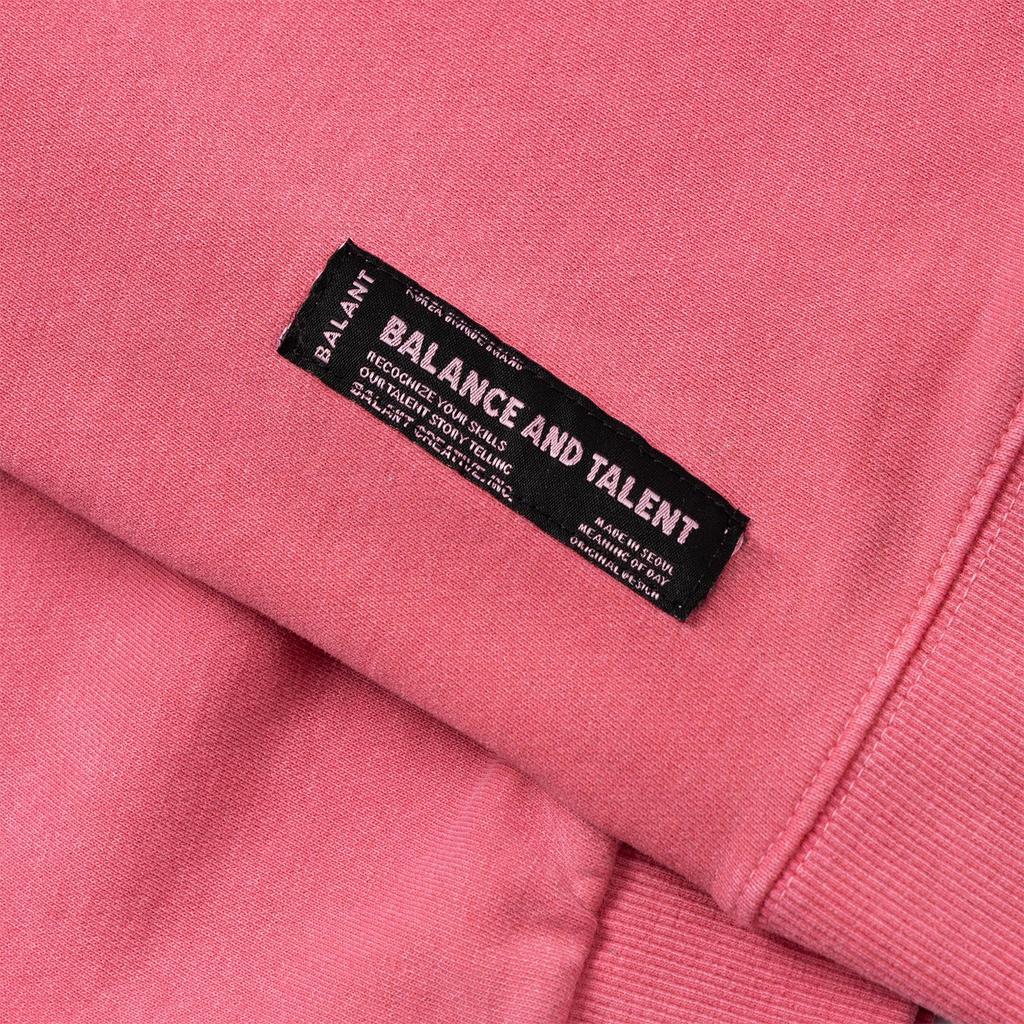 BALANT Pigment Ribbon Basic Suedeshirt - Pink
