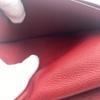 Hermes Складной кошелек Длинный кошелек 2016 Evercolor MC2 Fleming Кошелек Rouge grena Evercolor Б/у