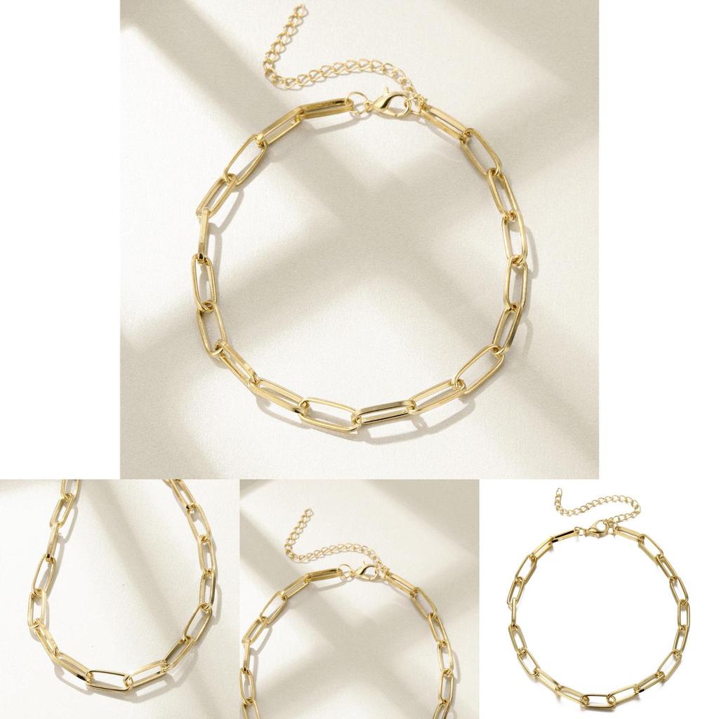 Stylish Minimalist Chain Necklace For Women With Geometric Design Perfect For Events