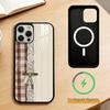Кружевная сетка пэчворк Чехол для телефона для iPhone 17, 16, 15, 14, 13, 12, 11 Plus, Pro Магнитный для Magsafe Беспроводная зарядка