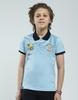 Boys's Regular Fit Printed Polo Half Sleeve T-Shirt