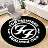 1pc Foo Fighters Band Chair Carpet for Office Non Slip, Lightweight, Machine Washable Rug for Office Holiday Decor