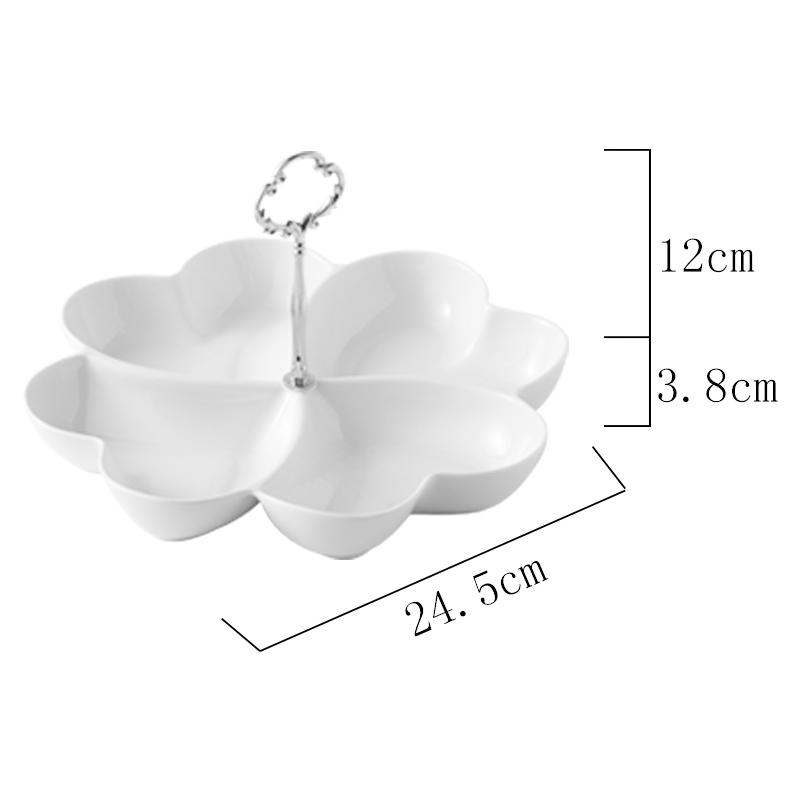 Керамическая фруктовая тарелка, многосекционные поддоны для хранения сухофруктов и орехов, поддоны для конфет, бытовая посуда, подносы для закусок, коробки для хранения димсамов