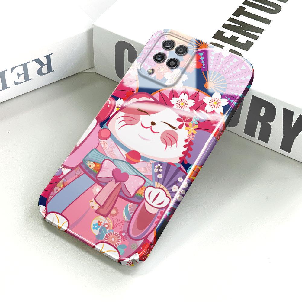 Все включено Чехол для телефона с пленкой Мультяшный модный дизайн Жесткий чехол Полная защита Защитный чехол для камеры для Samsung Xiaomi Poco Redmi Infinix Tecno