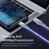 Flow Luminous USB Type C Cable 5A Fast Charge Data Cable Fast Charger Cable Lighting LED Cable for Samsung Xiaomi IPhone Micro