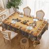 Скатерть с изображением тыквы и подсолнухов в пасторальном стиле, водонепроницаемая и маслостойкая скатерть для обеденного стола, чехол для журнального столика, прямоугольная декоративная скатерть для ресторана