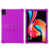 Для TCL Tab 10L Gen2 10,1 дюймов, кожа, 4 угла, противоударные подушки безопасности TCL 8496A, мягкая силиконовая регулируемая подставка, точный чехол
